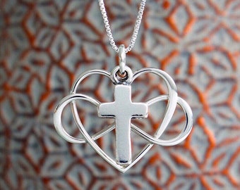 925 Sterling Silver Open Design CZ-Accented Maltese Cross Necklace