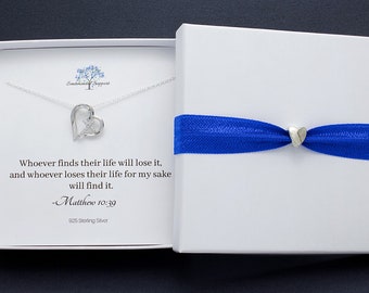 thumbnail image 2 of Jewelryboxes Silver Cross Pendant Necklace, 0.5 Ct Cubic Zirconia, 18-Inch Chain 2 of 3