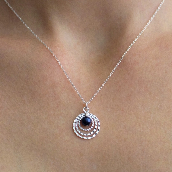 Modern birthstone necklace deals