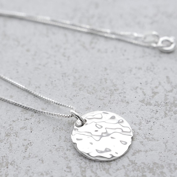Hammered Disc Necklace by Wild & Rocky - The Warren