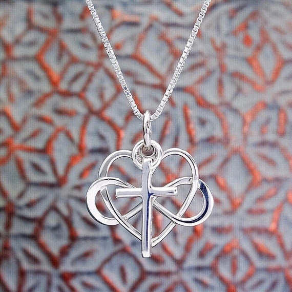 thumbnail interactive-video image 1 of FashionJunkie4Life Infinity Double Heart Pendant – 925 Sterling Silver, 18" Chain 1 of 6