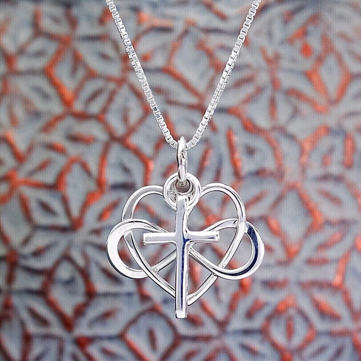 Pendentif Croix Ajourée En Argent 925 - Médaille Chrétienne Fabriquée En France