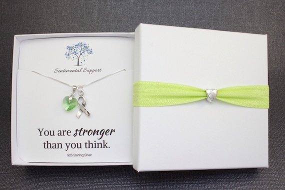 Non-hodgkin's Lymphoma Sterling Silver Awareness Necklace