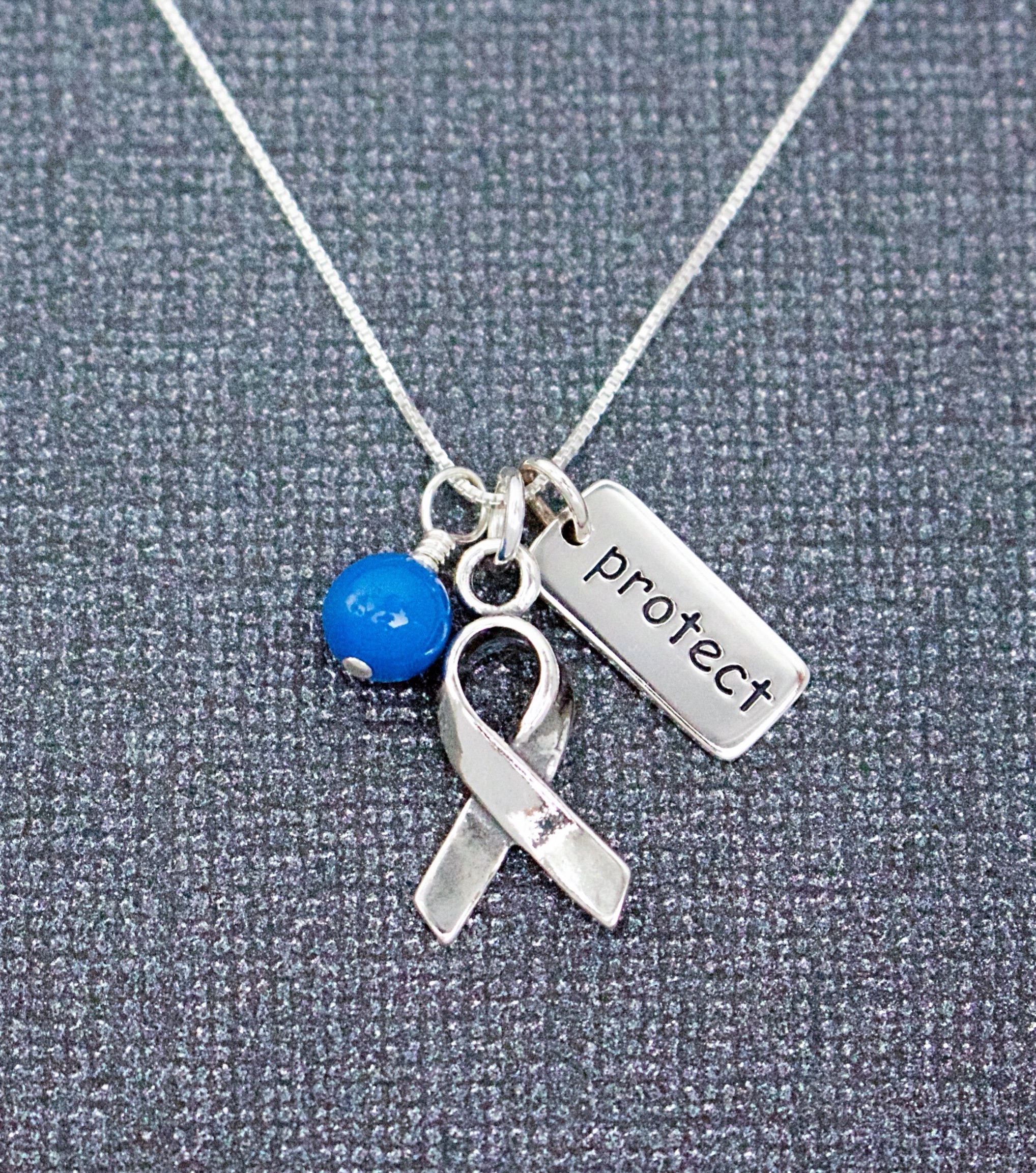 Child Abuse Neglect Bullying Prevention Awareness Sterling Silver ...