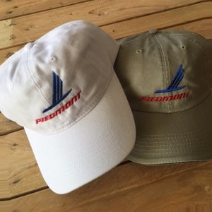 Vintage Piedmont Airline Logo Cap Darmowa wysyłka w USA