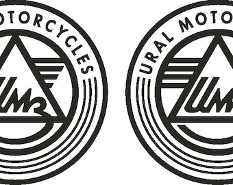 Vintage Ural Motorcycle Decals  FREE SHIPPING
