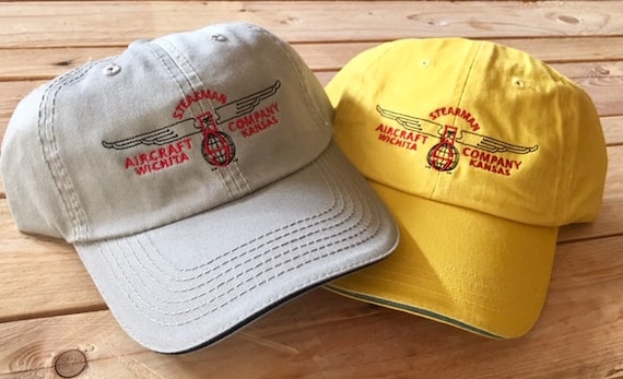 STEARMAN Cap Yellow FREE SHIPPING