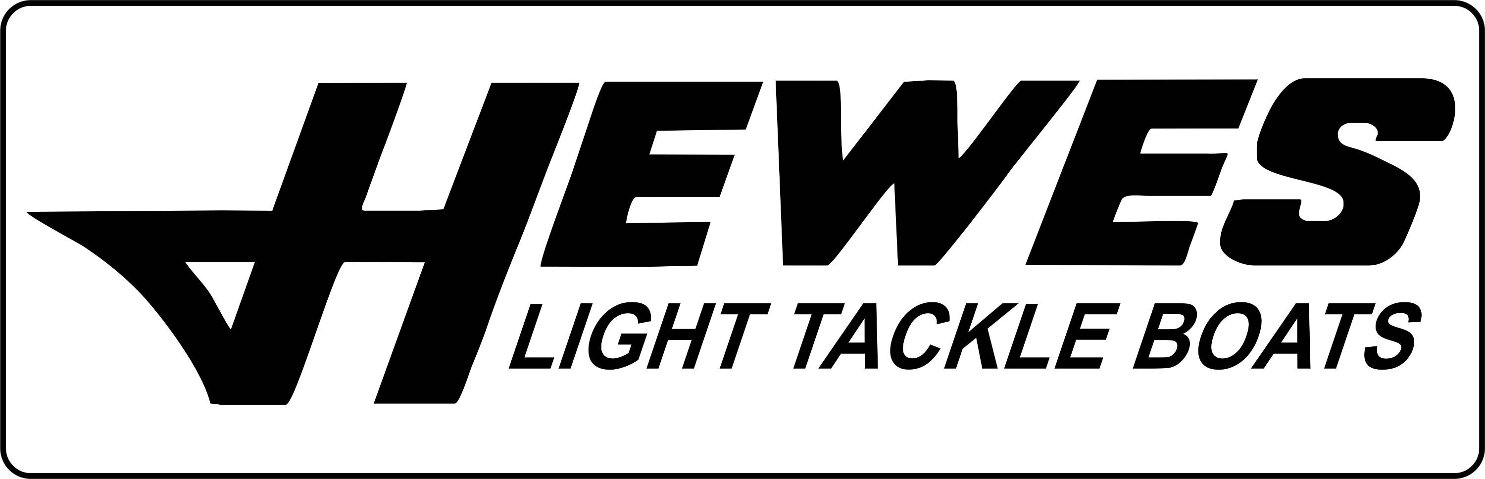 Hewes Light Tackle Logo Banner FREE SHIPPING Etsy
