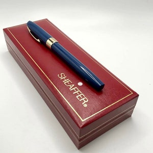 New Rare  Vintage SHEAFFER NY City Housing Authority 1934 Rollerball Gold Blue