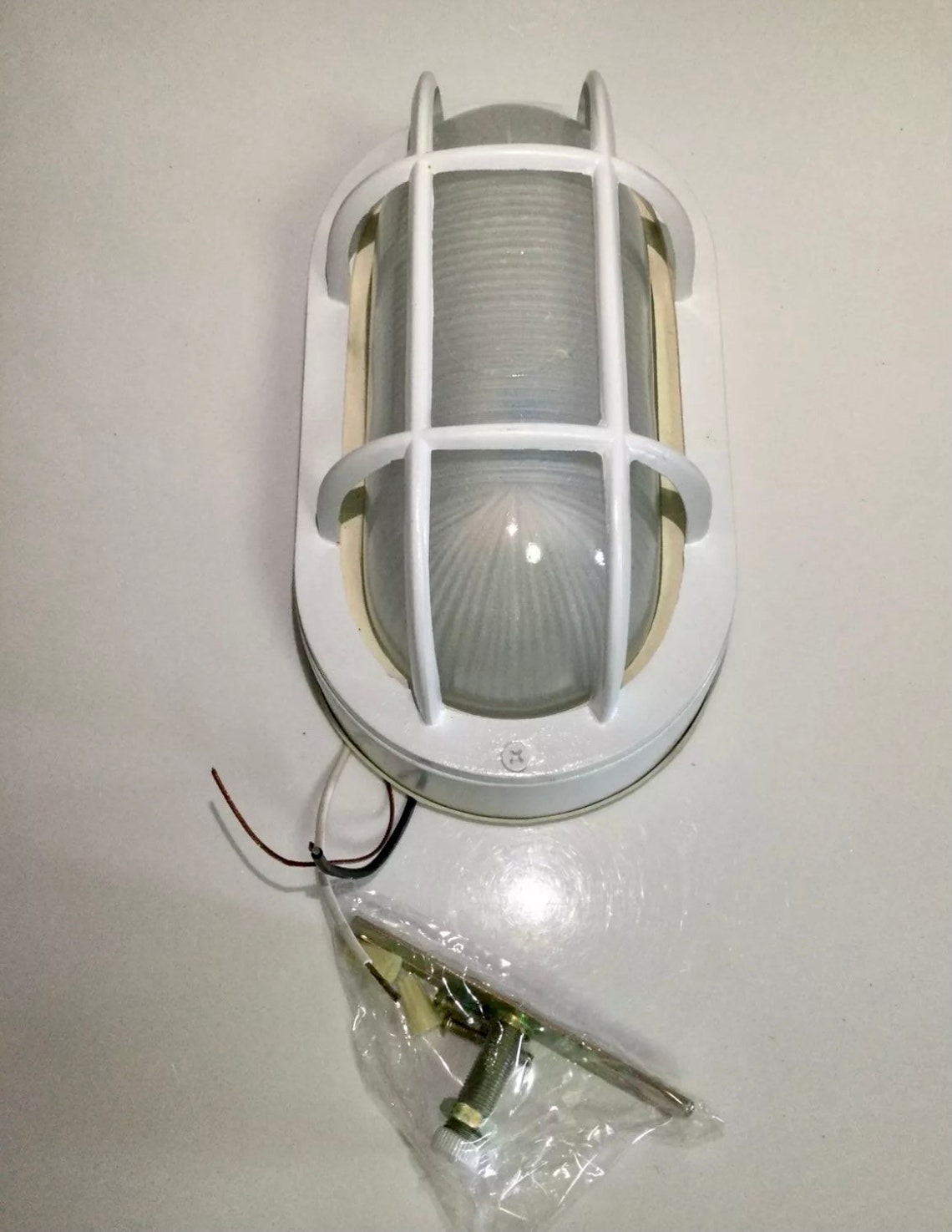 The Hampton Bay Cast Aluminum Outdoor Wall Light 240-236 | Etsy
