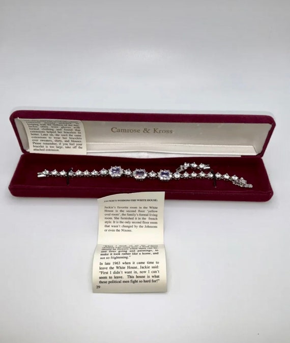 Vintage Camrose & Kross Jackie Kennedy Bracelet Signe… - Gem