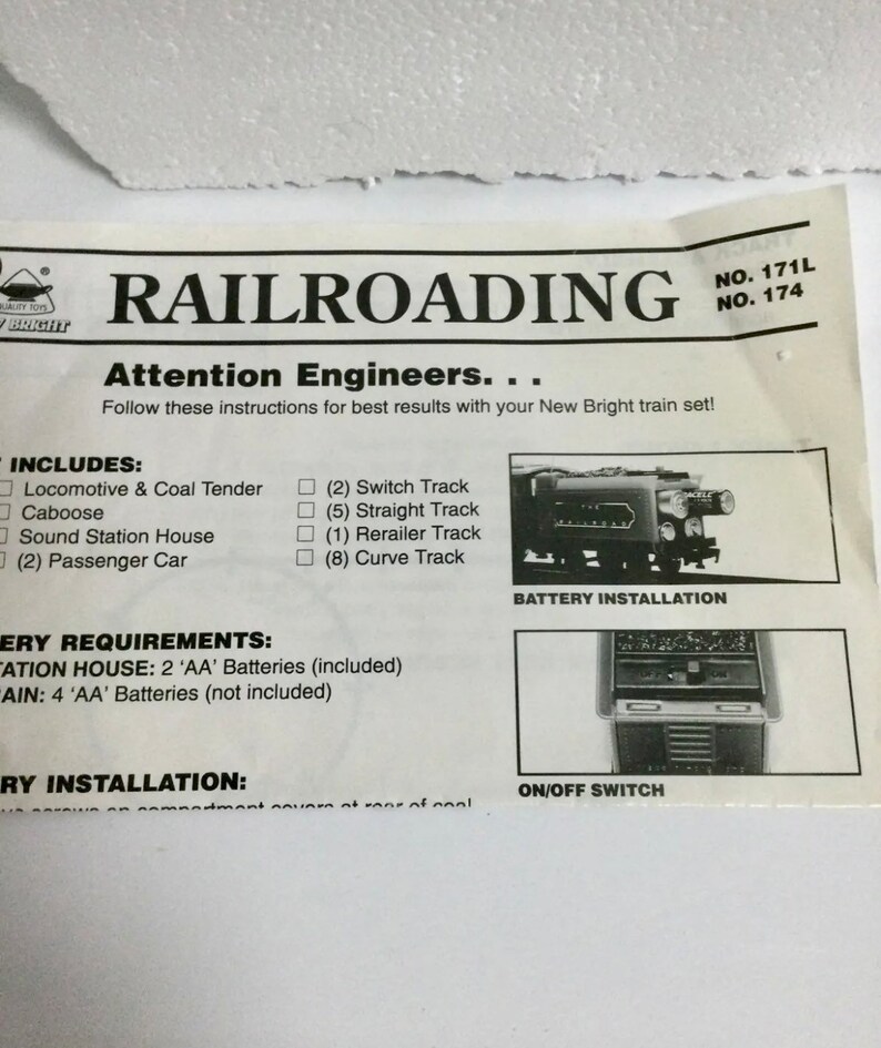 1998 Wintersville Express Train Set Track Engine Cars Caboose Etsy