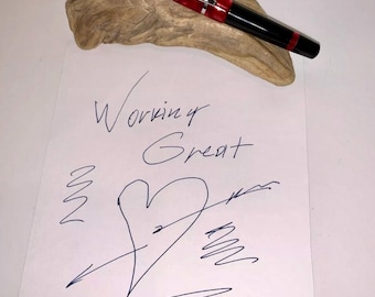 MONTEVERDE Vintage Red & Black Trim Iridium Point Fountain Pen, Germany