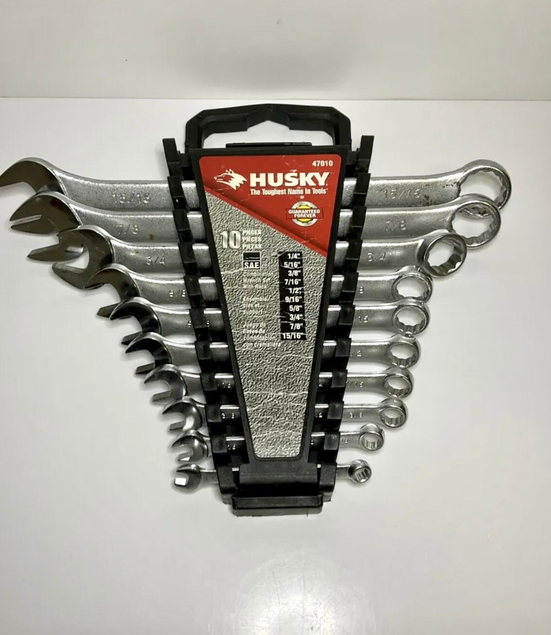 Husky 10 piece combination wrench set deals