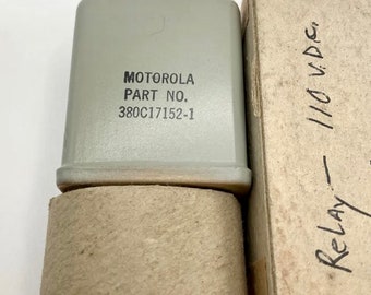 NOS Motorola Relay 110v #380C17152-1 Type 5509-24HS