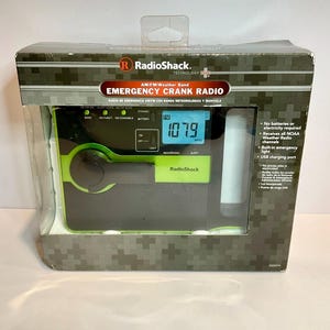Radio d&#39;urgence à manivelle AM/FM/bande météo RadioShack