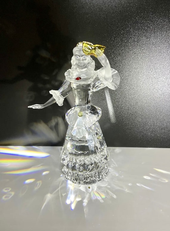 Swarovski SCS クリスタル置物 Vintage Swarovski SCS 2000 Masquerade Columbine Crystal Figurine