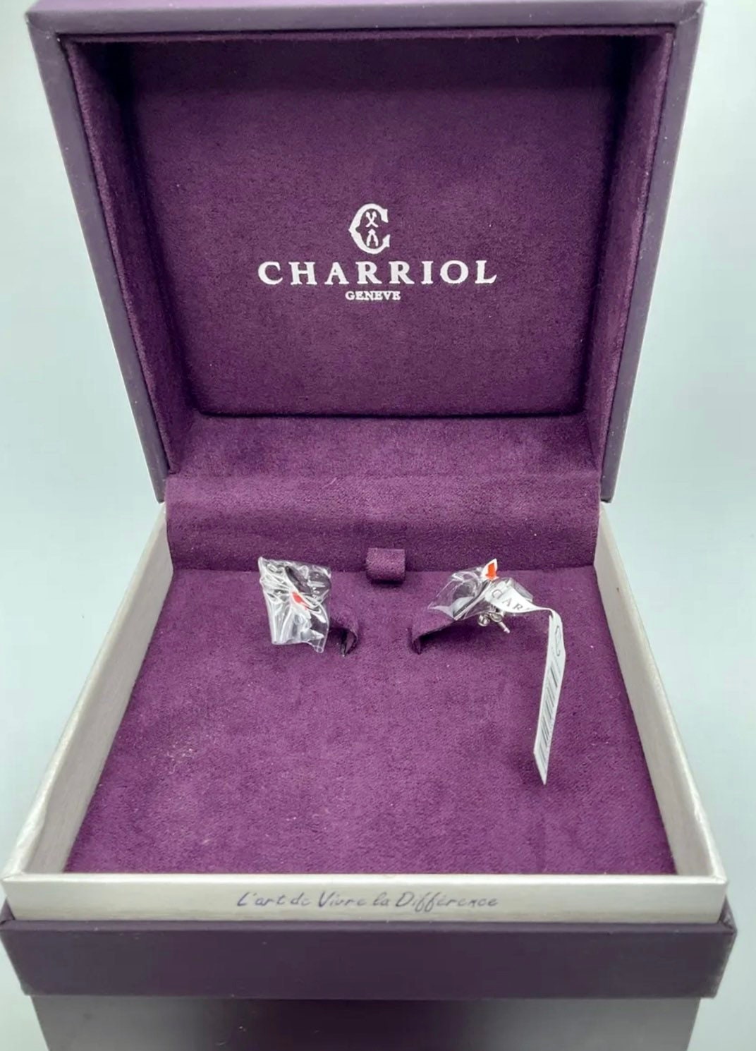 Charriol heart deals earrings