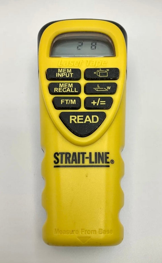 Strait Line Laser Measure Tape Press Aim & Measure Etsy