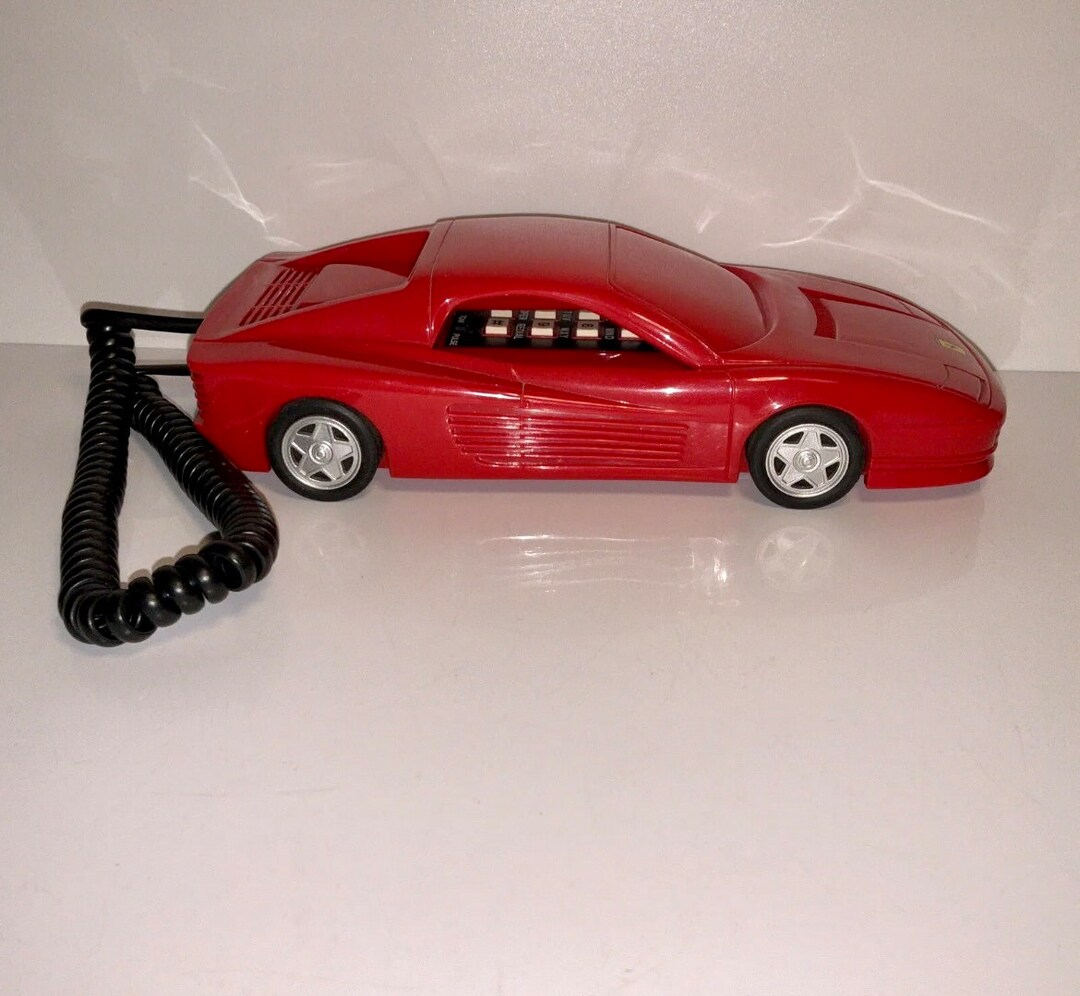 Vintage Ferrari Testarossa Novelty Landline Phone TR88S Etsy