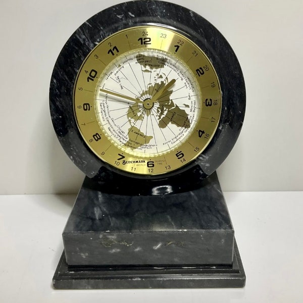 Benchmark Quartz Clock Etsy