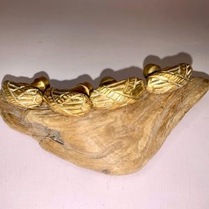 Set of 4 Vintage Brass Spain Ornate Cabinet Drawer Knobs Furniture Hardware