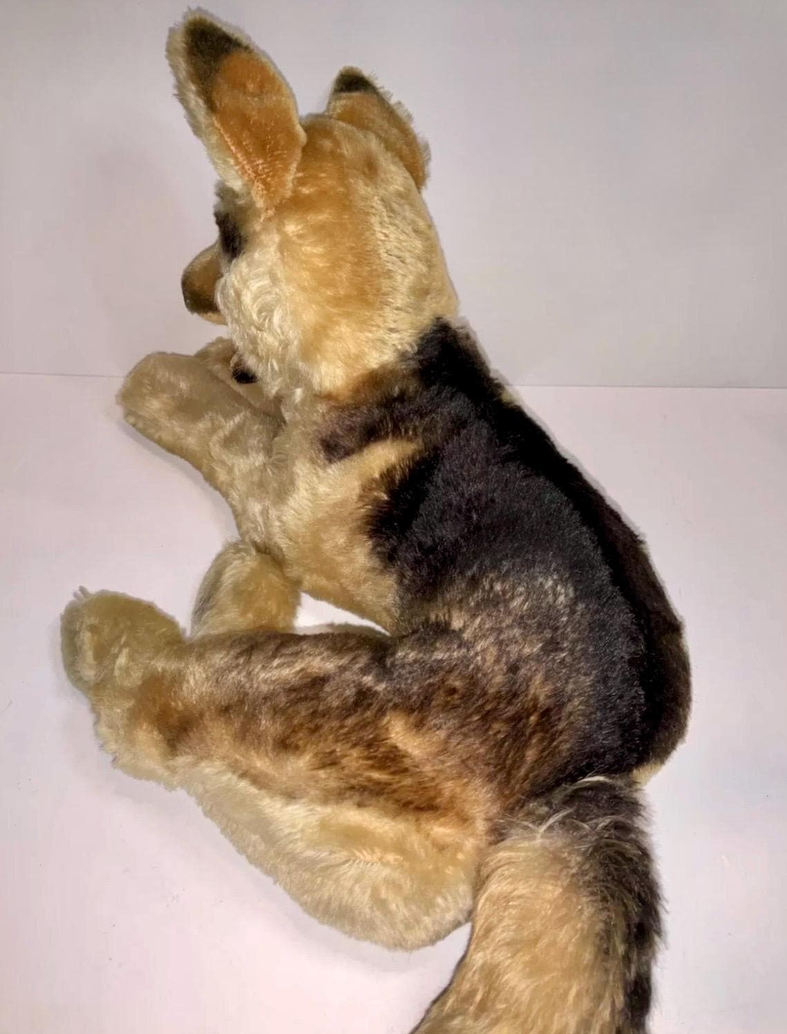 Lovely Steiff Vintage “arco” German Shepherd Dog 1950's With