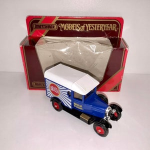 Matchbox  Models of Yesteryear Y-19 1929 Morris Cowley Van &quot;Brasso&quot; Die Cast