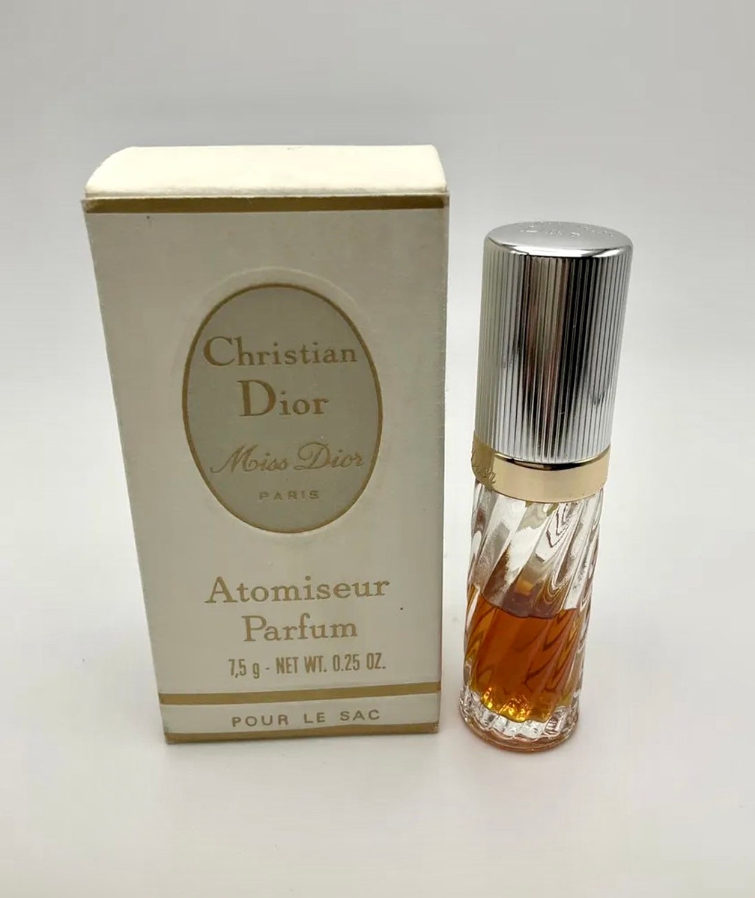 Vintage Christian Dior MISS DIOR Perfume Atomiseur Pour Le Sac 