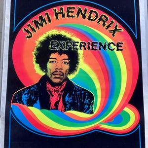 【希少】1977 Jimi Hendrix ポスター Vintage Jimi Hendrix #957 Funky Poster 1988 Jimi Hendrix