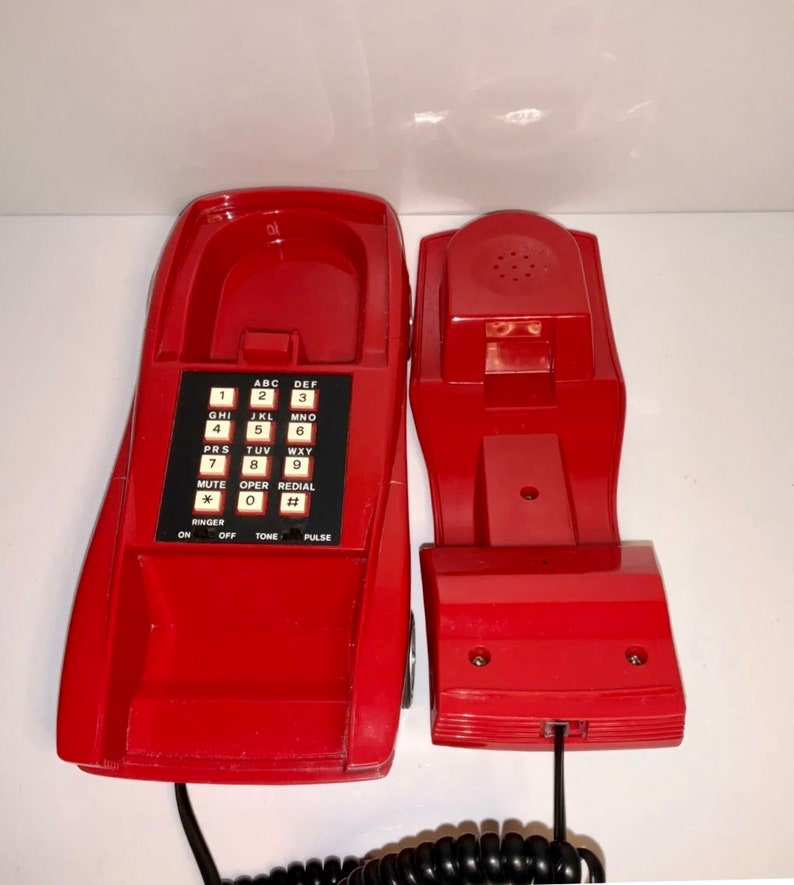 Vintage Ferrari Testarossa Novelty Landline Phone TR88S Etsy