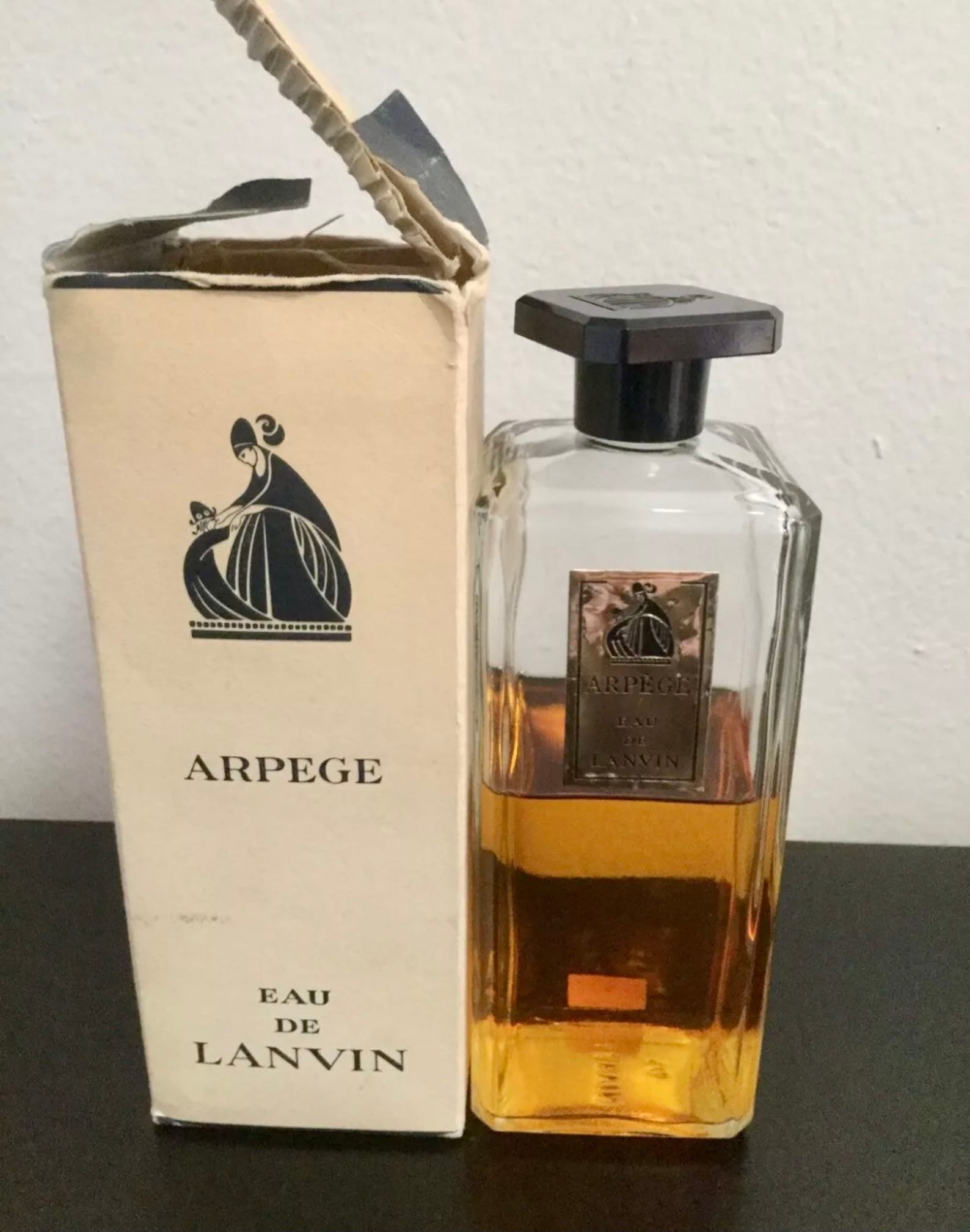 Vintage Arpege Eau De Lanvin Perfume Cologne Gold Label 8 Oz Etsy