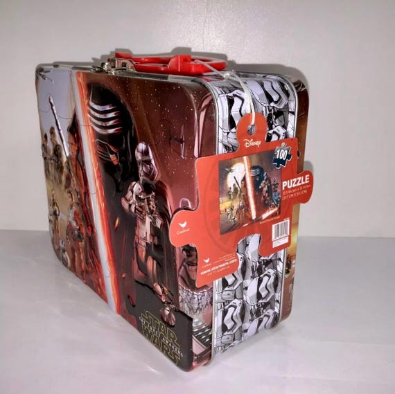 TDL.STAR WARS ミニスナックスケース(コンプリートセット) Disney Star Wars the Force Awakens Puzzle Collectible Tin Lunch