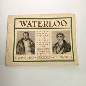 Rare Vintage Waterloo Napoleon and Wellington Booklet