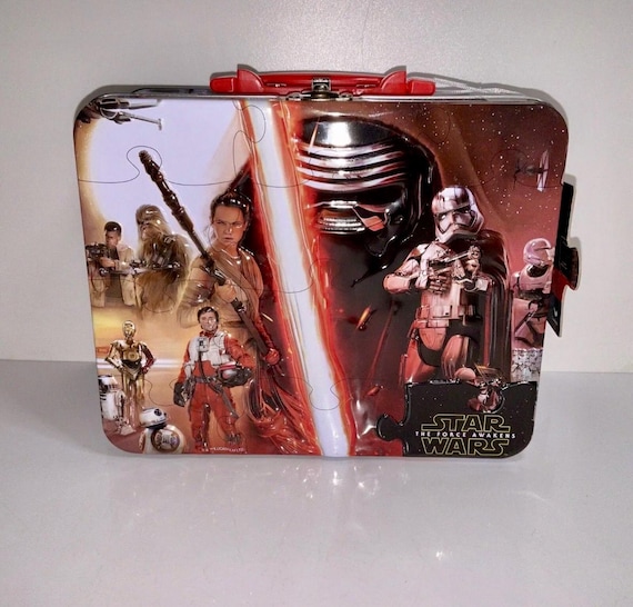 Disney Star Wars the Force Awakens Puzzle Collectible Tin Lunch