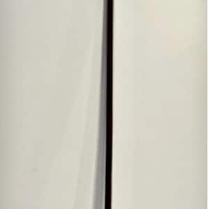 Vintage violinstruke 29” rund träpinne i ebenholts, groda, pärlemorinlägg ~53g