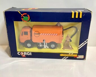 Nouveau camion balayeuse Corgi n° 1117 Faun 1984, fabriqué en GB