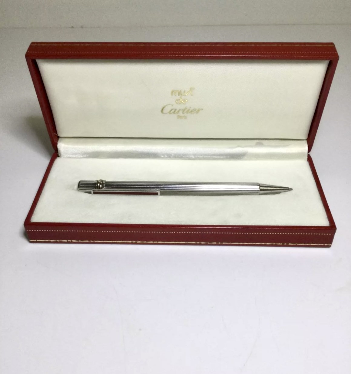 Vintage Rare Cartier Trinity Silver 