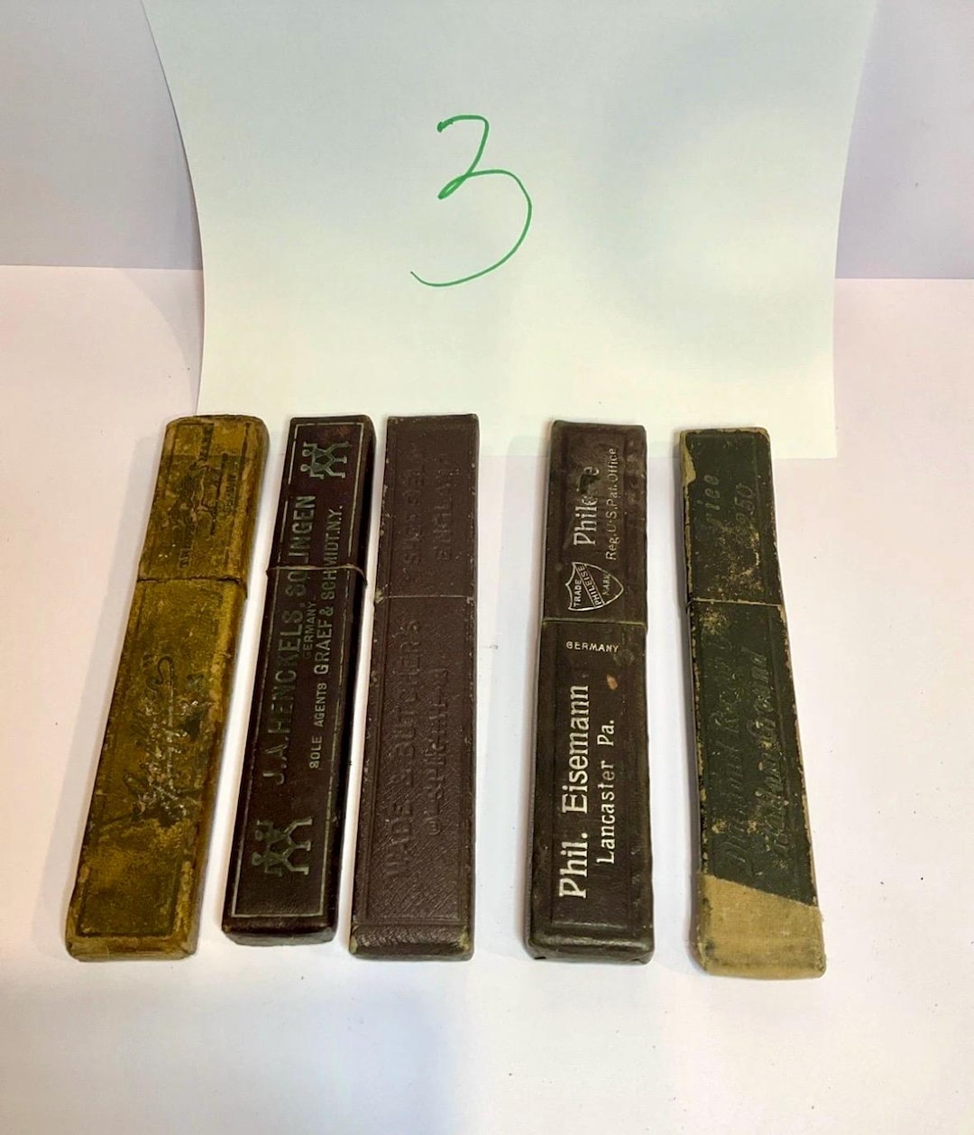 Traditional Razor Case Antique/vintage Lot of 5 Different Straight Razor Cases - Etsy