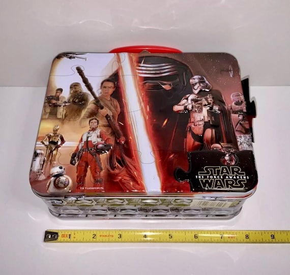 Disney Star Wars the Force Awakens Puzzle Collectible Tin Lunch