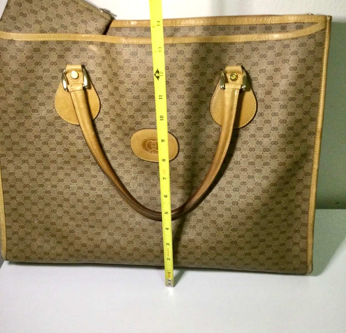 Gucci GG Monogram Tote Travel Bag