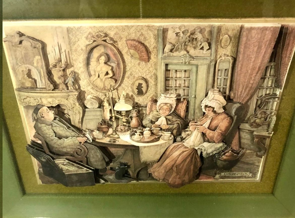 Rare Anton Pieck 3D Framed Shadow Box Scene Paper Art Work - Etsy Hong Kong