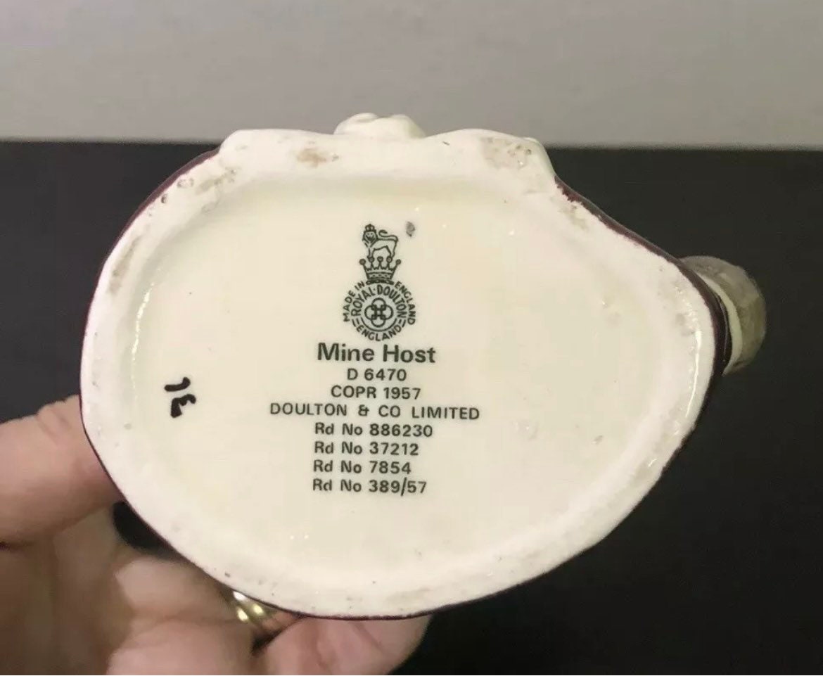 1957 Royal Doulton Character Jug MINE HOST D6470 Retired Etsy