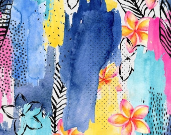Botanical Banana Leaf Removable Wallpaper: Tropical Bold Decor