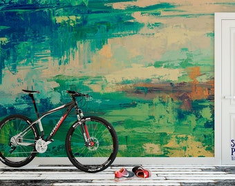 Loire Valley Wallpaper: Abstract Peel and Stick Mural