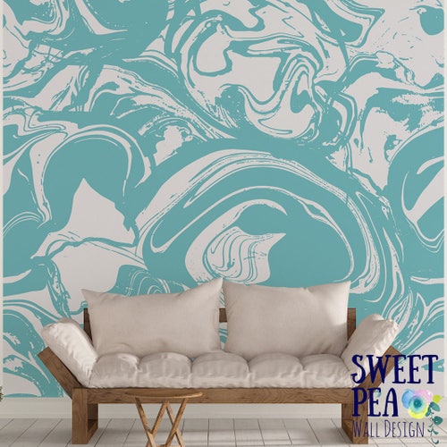 Marble Wall Mural Removable Wallpaper M4757 Etsy