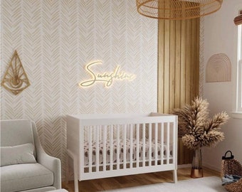 Herringbone Wallpaper | Neutral Chevron Wallpaper | Neutral Peel and Stick Wallpaper | Scandi Self Adhesive Wallpaper | Geometric Wallpaper