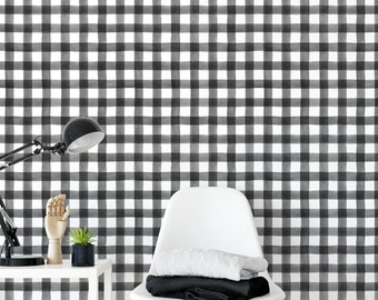Buffalo Check Removable Wallpaper 639