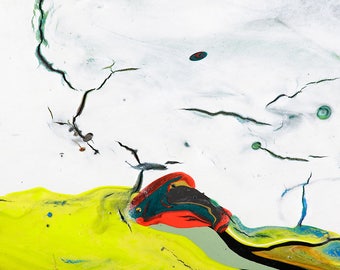 Art Gallery Modern Wall Mural - Abstract Removable Wallpaper - Colorful Feature Wall - M4200