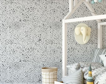 Personalized INK SPLATTER Peel & Stick Removable WALLPAPER, Elegant Designed Artistic Adhesive Wallpaper